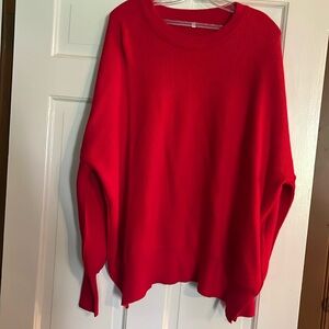 Red sweater